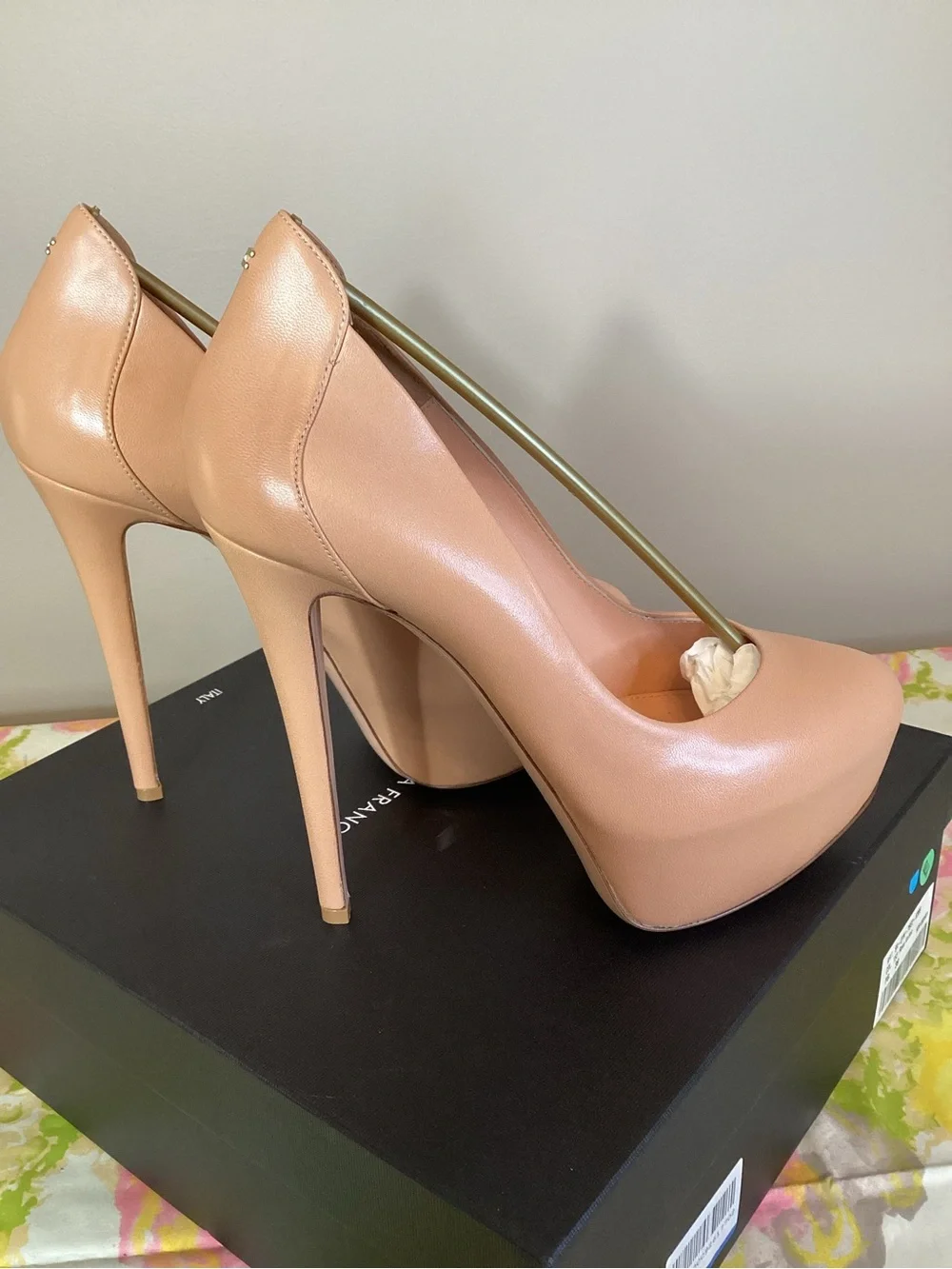 Elisabetta Franchi Nude Platform Stiletto Pump- Full Inclusion